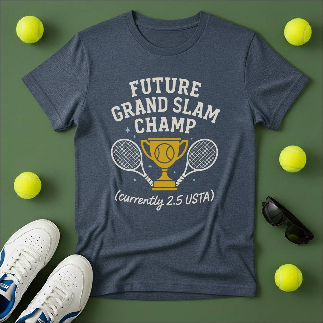 Heather navy tshirt -