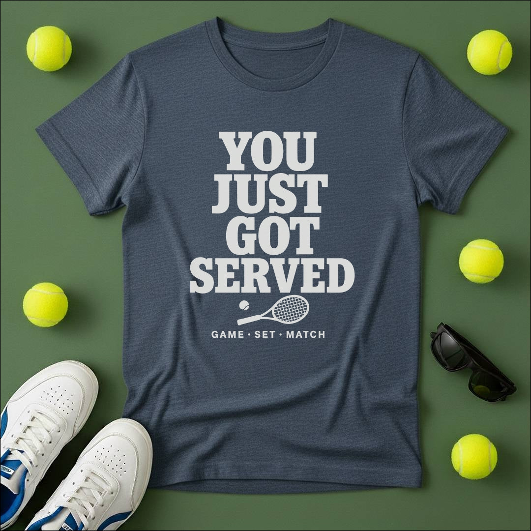 Heather navy tshirt -