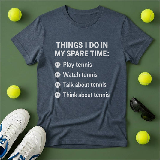 Heather navy tshirt -