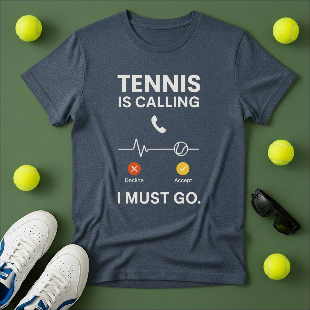 Heather navy tshirt -