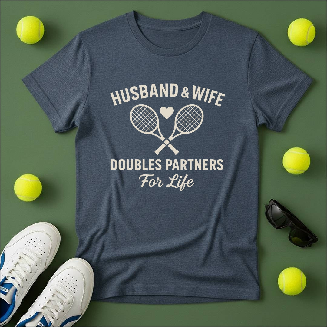 Heather navy tshirt -