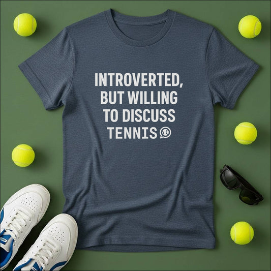 Heather navy tshirt -